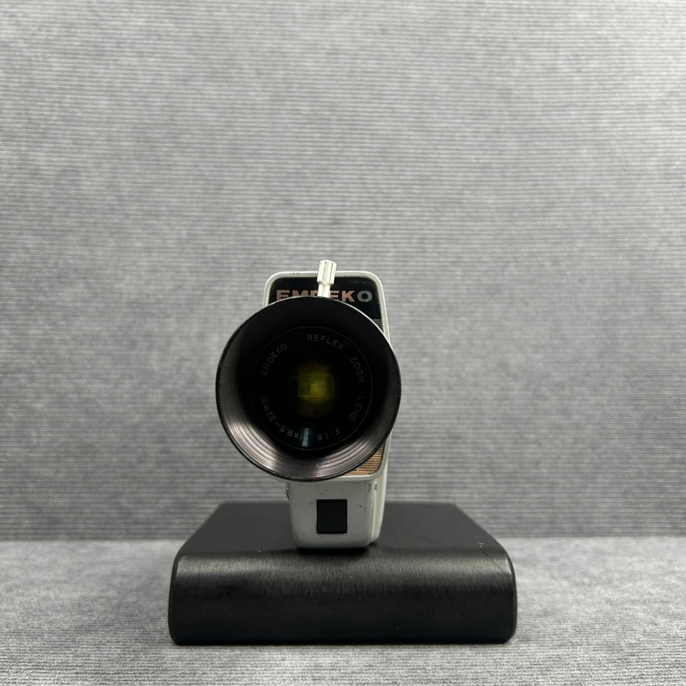 Emdeko Super 8 Movie Camera Silver Black Automatic Vintage Film Camera Untested